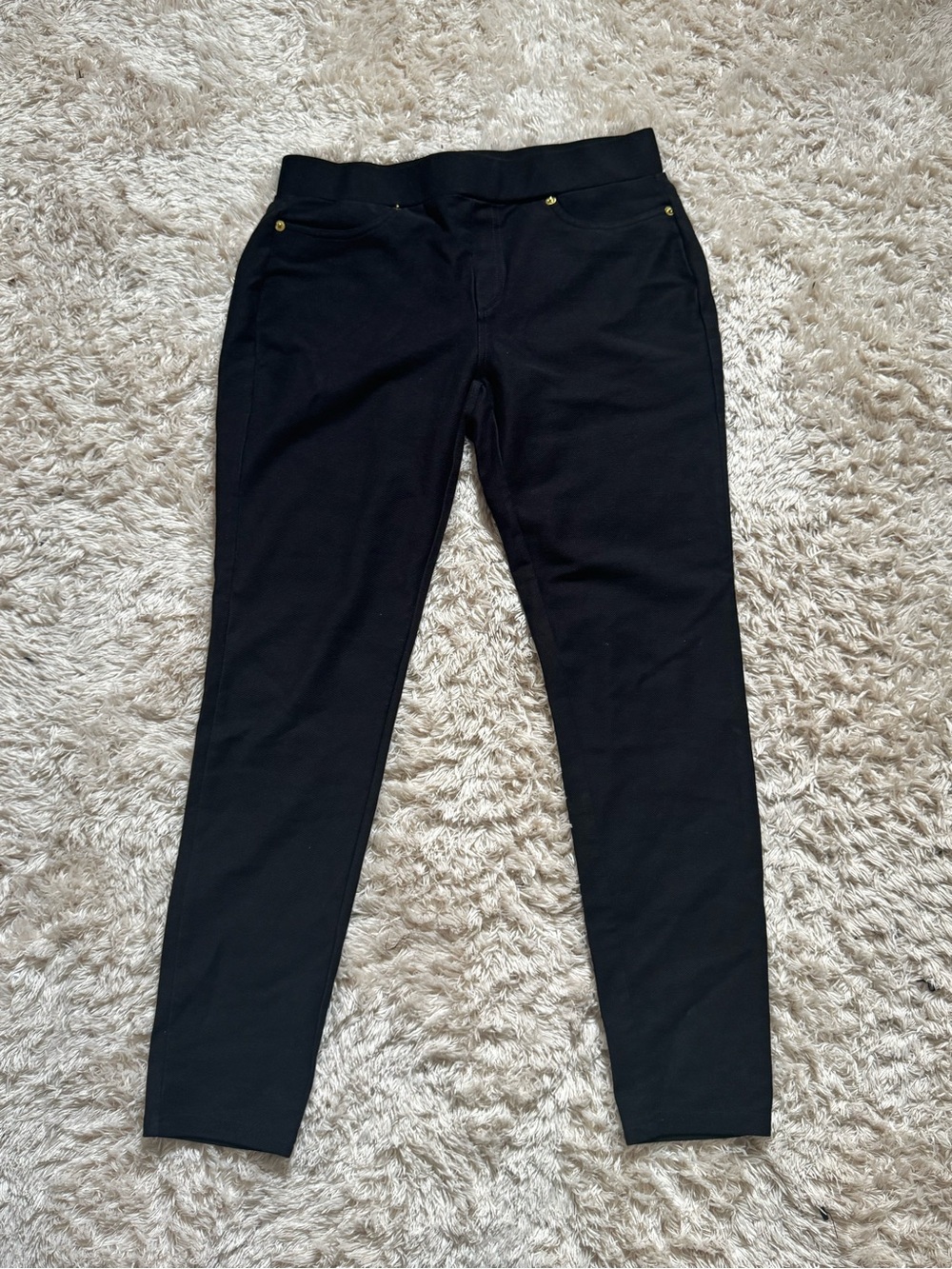 MICHAEL Michael Kors Black Ponte Skinny Pants